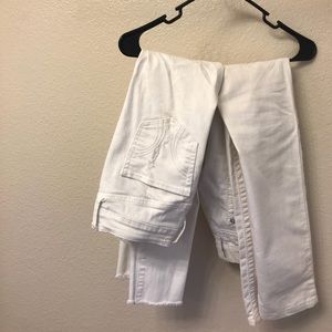 Hollister white jeans